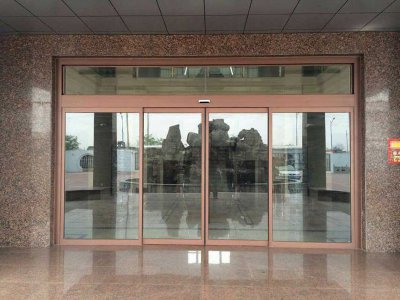 辦公樓門廳自動門安裝